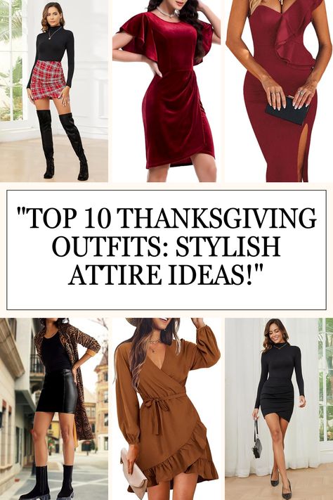 "Explore trending Thanksgiving outfit ideas on Pinterest! Discover 10 stylish and cozy ensembles for a fashionable celebration. #ThanksgivingFashion #OutfitInspiration #StyleIdeas" Thanksgiving Outfit Ideas, Thanksgiving Dress, Thanksgiving Fashion, Fall Trend, Thanksgiving Outfits, Outfits Stylish, Autumn Magic, Inspirational Wallpapers, Thanksgiving Outfit