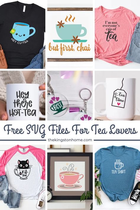 Are you looking for some projects for tea lovers? Then grab a cup of tea because today I am sharing () FREE Tea SVG Files! Tea Svg, Diy Crafts For Teens, Cool Keychains, Diy Crafts For Adults, Tea Shirt, Free Tea, Free Svg Files, A Cup Of Tea, Diy Crafts Hacks