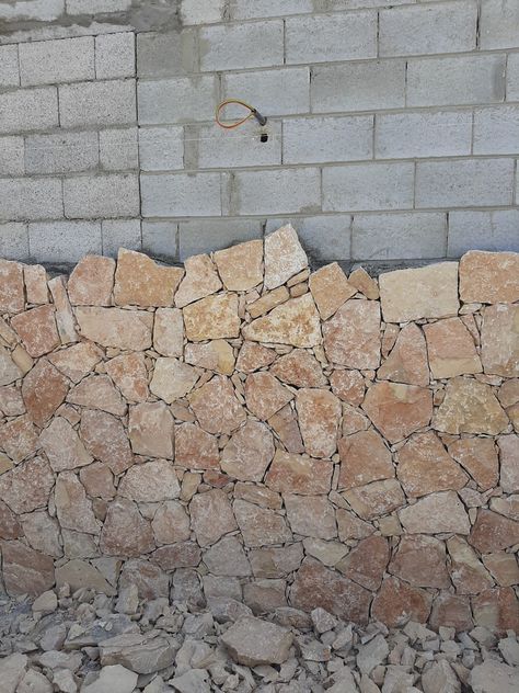 Rock Interior Wall, Stone Facade Texture, Faux Stone Panels Exterior, Stone Wall Outdoor, Stone Panels Exterior, Building A Stone Wall, Wall Cladding Designs, Cladding Stone, Stone Wall Design