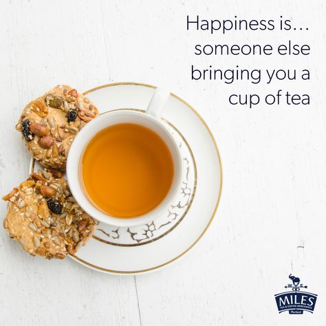 Tea quote, happiness quote, life quote, funny quote Tea Is My Therapy, Morning Tea Quotes, Milk Quotes, Tea Time Quotes, Morning Massage, Tea Lover Quotes, Chai Lover, Quote Happiness, Daily Wishes