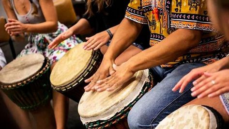 Drum circle team building Indoor Team Building Games, Games For Employees, Indoor Team Building Activities, Activities For Employees, Circle Activity, Indoor Team Building, Team Bonding Activities, Corporate Team Building Activities, Djembe Drum