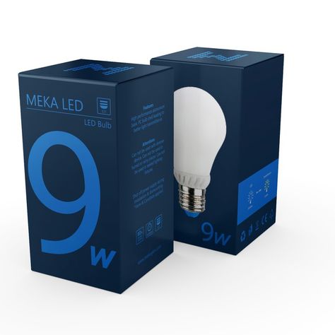 Create a unique,colourful Bulb Packaging, Led Bulb Packaging, Electronics Packaging, Custom Product Packaging, Electronic Packaging, Business Card Minimalist, Box Mockup, Packing Design, Design Packaging