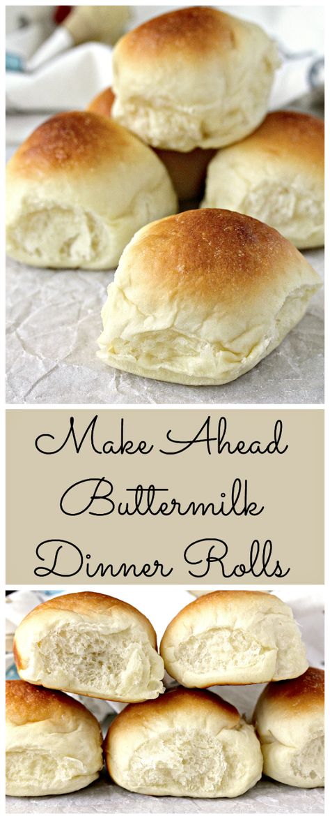 Make Ahead Buttermilk Dinner Rolls Buttermilk Rolls Homemade, Buttermilk Buns, Buttermilk Dinner Rolls, Buttermilk Rolls, Thanksgiving Dinner Rolls, Nye Dinner, Buttermilk Recipes, Biscuit Rolls, Yeast Rolls