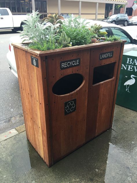 Recycle Bins Kitchen Dustbin Ideas, Cabinet Kitchen Organization, Dustbin Ideas, Kitchen Organization Cabinet, Kitchen Dustbin, Garbage Can Shed, Campus Landscape Design, Kitchen Organization Tips, Recycle Bins