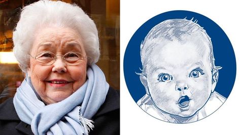 There are worse ways to be remembered into perpetuity but I honestly cannot think of one better than being the original Gerber baby. #babyfood #nostalgia #googoogaga Cook Pictures, Carol Tuttle, 50 Years Anniversary, Gerber Baby, Healthy Babies, 90th Birthday, Years Younger, Baby Hacks, Baby Pictures