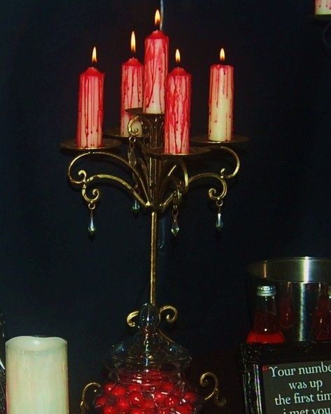 Vampire Chandelier, Sheridan Portfolio, Witch Room Ideas, Female Antagonist, Gothic Mood Board, Gothic Wedding Decorations, Vampire Room, Vampire Halloween Party, Vampire Birthday