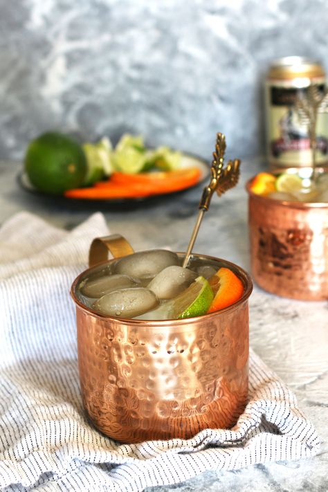 Orange Moscow Mule Cocktail Recipe Moscow Mules For A Crowd, Fun Moscow Mule Recipes, Fall Inspired Moscow Mules, Tito’s Moscow Mule, Personalized Moscow Mule Mugs, Moscow Mule Cocktail, Moscow Mules, Mule Cocktail, Mule Recipe