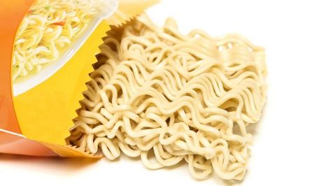 Raw asian ramen instant noodle uncooked isolated on white background Top Ramen Noodles, Asian Ramen, Top Ramen, Grape Salad, Mason Jar Meals, Instant Noodle, Vegetable Protein, Night Snacks, Instant Noodles