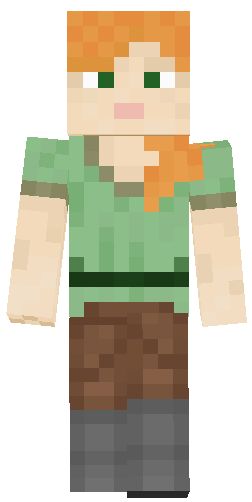 alex | Nova Skin Drawing Minecraft Characters, Steve Alex Minecraft, Minecraft Character Drawing, Alex From Minecraft, Minecraft Alex Art, Alex Minecraft, Minecraft People, Minecraft Character, Minecraft Steve