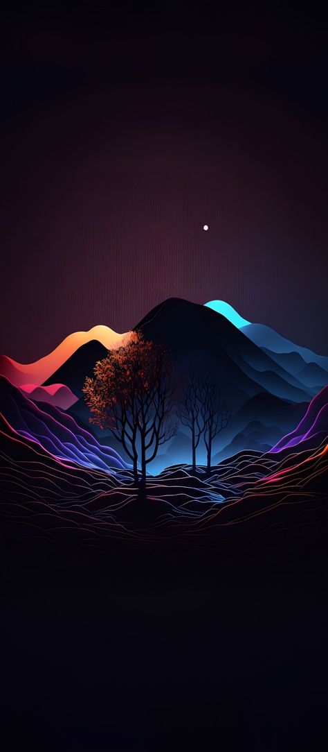 Neon Landscape, Cartoon Nature, Android Backgrounds, Marvel Phone Wallpaper, City Pics, Hd Dark Wallpapers, Dark Abstract, Oneplus Wallpapers, Hype Wallpaper