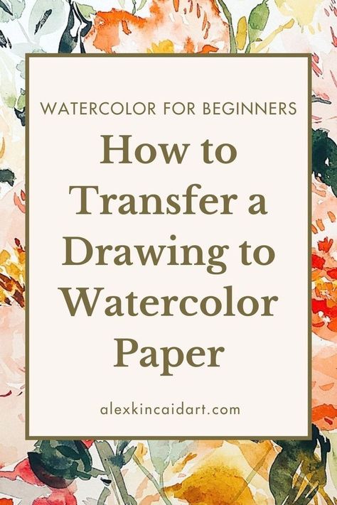 Transferring your drawing to watercolor paper is easier than you think! In this tutorial, I’ll show you simple methods to get your sketch onto paper, so you can start painting without the stress. Perfect for watercolor beginners, this walks you through the best techniques and tools for smooth transfers. Whether you're working on simple watercolor flowers or more complex pieces, this step-by-step process will help your art come to life! Simple Watercolor Flowers, A Line Drawing, Loose Watercolor Flowers, Trace A, Watercolor Supplies, Step By Step Watercolor, Simple Watercolor, Watercolor Beginner, Start Painting