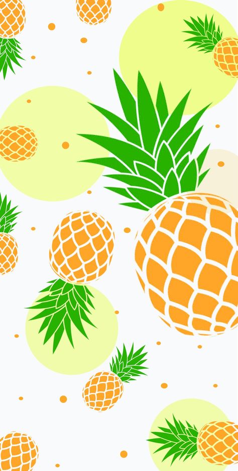 Iphone Wallpaper Travel, Yellow Aesthetic Pastel, Botanical Flowers Print, Pineapple Wallpaper, Cute Summer Wallpapers, Ramadan Crafts, Fruit Wallpaper, Scrapbook Background, 140 Pounds