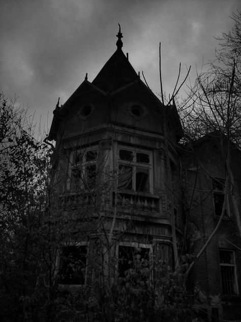 Goth Architecture, Red Vampire, The House Of Usher, Architecture Gothic, Old Abandoned Buildings, Haunting Adeline, Creepy Houses, Gothic Buildings, Dark Castle