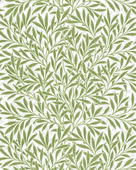 Green willow leaves pattern illustration design element | free image by rawpixel.com / Aom Woraluck William Morris Willow, John Bauer, William Morris Patterns, Willow Leaf, Willow Pattern, Henri Rousseau, Mdf Frame, World Of Tanks, Paul Gauguin