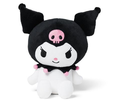 Kuromi Plush, Charmmy Kitty, Kitty Plush, Pink Skull, Pink Hello Kitty, Kawaii Plush, Kawaii Plushies, Hello Kitty Pictures, Hello Kitty Plush