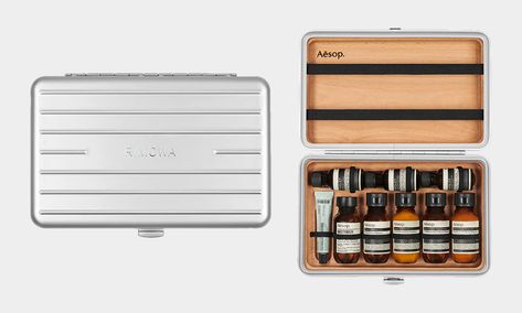 Aesop Branding, Pr Kit, Amenity Kits, Travel Skincare, Alcohol Packaging, Skin Care Packaging, Skincare Packaging, Cosmetic Design, Toiletry Kit