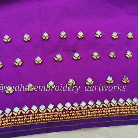 Custom Made Blouses with Kundan Work Colours can be customised Orders and online classes are undertaken Details whats app 9786904295 #aariweekendclasses #aariclassinhindhi #aariclassintamil #aariembroidery #aariclassinternational #aariclassesavailable #aariclassonline #aariworkonlinetamil #aariclassenglish #aaribeginners #aariclassnearme #aariclass #aariworkonlineclass #aariclassintelugu #aariwork #aaricourse #aariembroideryliveclasses #aarirecordedclasses #aariprerecordedclasses #prereco... Simple Kundan Work Blouse, Kundan Work Blouse Designs, Kundan Work, Maggam Work Blouse Designs, Maggam Work Blouses, Aari Embroidery, Blouse Hand Designs, Maggam Work, Work Design