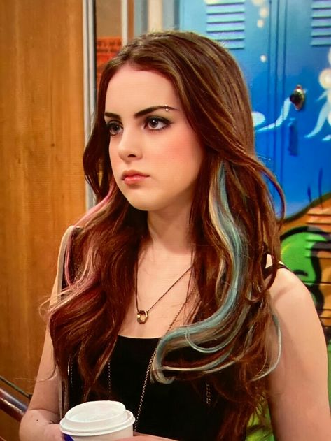 Jade West Hair, Jade Victorious, Uk Icon, Jade West Victorious, Hidden Hair Color, Kawaii Logo, Liz Gilles, Jade West, Liz Gillies