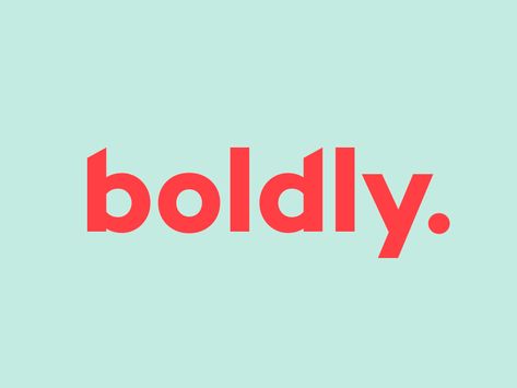 Logo design for boldly., a service for supporting young adults to confidently transition from high school to college or the next opportunity Typographic Logo Modern, Typographie Logo, News Logo, Bold Logo Design, Design Alphabet, Typographic Logo Design, Food Logo Design, Simple Logo Design, Typographic Logo