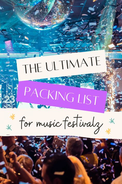 Everything you need for any music festival from outfits, to camping gear, to the perfect accessories #festivalfashion #festivaloutfit #afflink Music Festival Essentials, Ultimate Packing List, Festival Essentials, Festival Bag, Camping Gear, Festival Outfit, Packing List, Festival Fashion, Music Festival