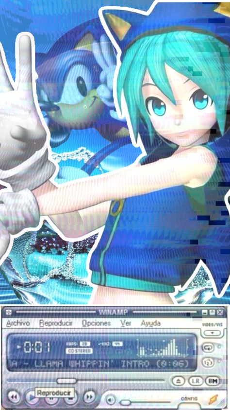 #webcore #hatsunemiku #miku #sonic #glitch Miku Sonic, Webcore Aesthetic, Miku Game, Animecore Webcore, Miku Hatsune Chibi, Cute Laptop Wallpaper, Aesthetic Japan, Yandere Simulator, Anime Screenshots