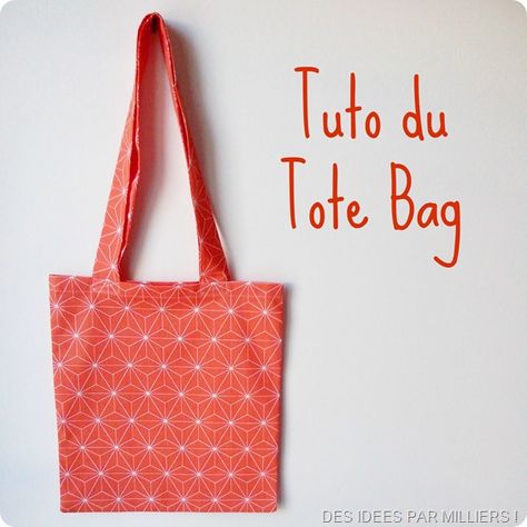 Tuto du tote bag ! Tod Bag, Handmade Travel Bag, Tods Bag, Tote Bag Tutorial, Diy Bags Purses, Diy Handbag, Couture Sewing, Eco Bag, Bags Tutorial