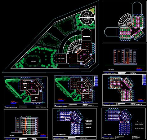 Hospital Design Architecture Floor Plans, Hotel Design Architecture Concept, Hotel Project Architecture Floor Plans, Hotel Design Architecture Plan, Hotel Plan Architecture Projects, Hotel Lobby Floor Plan, Lobby Floor Plan, Hotel Project Architecture, Hotel Drawing