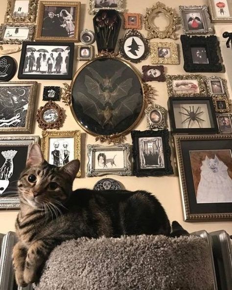 Gothic House Decor, Dark Home Decor, Goth Home, Goth Home Decor, Dark Home, Goth Decor, Concept Home, Witchy Decor, Décor Boho