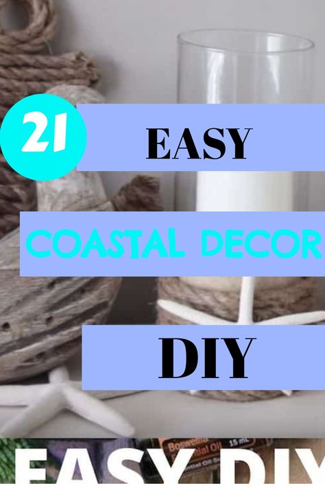 Discover a variety of coastal decor items to spruce up your home with a soothing nautical vibe. Transform your space affordably by trying out these simple and creative DIY decoration ideas. Embrace the serenity of the coast in your living space without breaking the bank. Diy Sconces Ideas, Nautical Decor Diy, Amazing Ikea Hacks, Diy Coastal Decor, Nautical Rope Mirror, Diy Nautical Decor, Diy Decoration Ideas, Beach Themed Crafts, Coastal Crafts