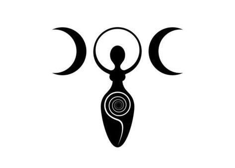 Rebirth Tattoo Symbols, Fertility Tattoo, Mother Earth Tattoo, Tattoo Sign, Rebirth Tattoo, Triple Goddess Symbol, Earth Symbol, Moon Goddess Art, Pagan Tattoo