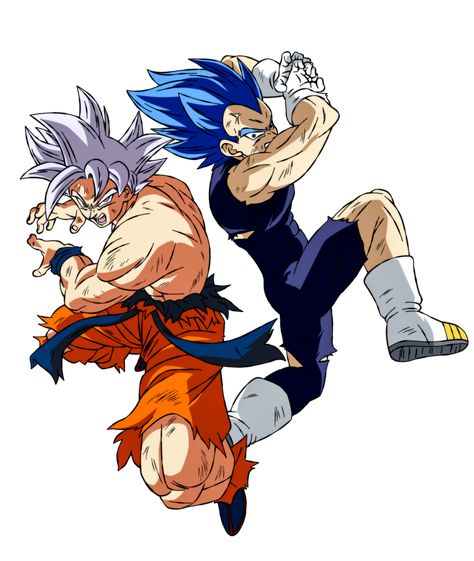 Goku and Vegeta by MohaSetif on DeviantArt Goku Mui, Dragon Ball Z Dragon, Image Dbz, Dragon Ball Painting, Dragon Ball Super Wallpapers, Dragon Ball Super Artwork, Dragon Ball Art Goku, Dragon Ball Super Art, Dragon Ball Super Goku