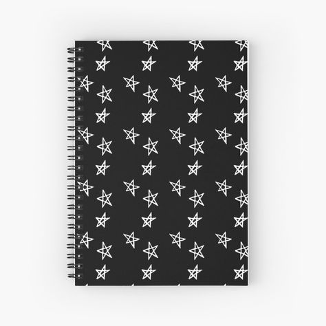 Get my art printed on awesome products. Support me at Redbubble #RBandME: https://www.redbubble.com/i/notebook/White-Stars-Pattern-by-Meritade/61021836.WX3NH?asc=u Gothic Things, Popsicle Stick Crafts House, Pattern Journal, Quad Exercises, Star Students, School Info, A White Christmas, Stars Pattern, Popsicle Stick Crafts