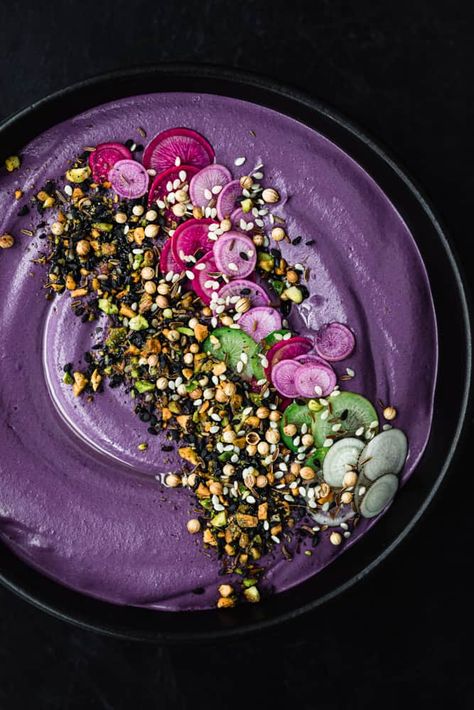 Carrot Hummus, Mediterranean Food Recipes, Spring Cleanse, Carrot Recipe, Healthy Hummus, Red Cabbage Slaw, Hummus Recipes, Beet Hummus, Purple Food