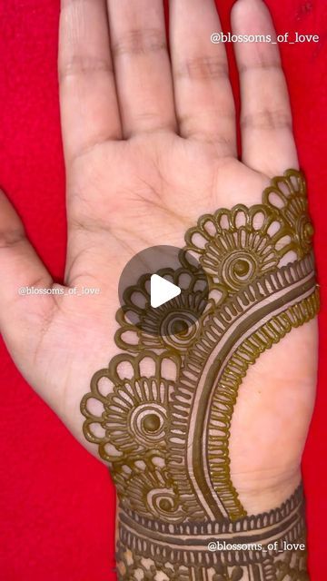 Mehandi Designs Videos, Henna Designs Videos, Miss U Papa, Mehandi Videos, Mehandi Design For Hand, Mehandi Design, Simple Mehndi Designs, Mehndi Art, Mehandi Designs