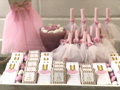 Newborn Baby Girl Chocolate Decoration, Baby Girl Chocolate Decoration, Chocolate Table, Chocolate Tray, Ballerina Theme, Chocolate Decoration, Girl Ballerina, Baby Shower Chocolate, Baby Favors