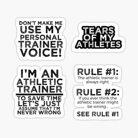 Athletic Trainer Gifts, Athletic Trainer Quotes, Athletic Training Sports Medicine, Trainer Quotes, Never Wrong, Athletic Trainer, Senior Night, Athletic Training, Field Hockey