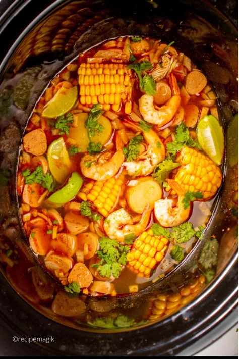 Crockpot Shrimp Boil Recipe - RecipeMagik