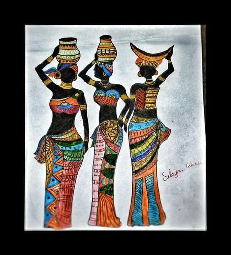 Adivasi design drawing pic Adivasi Drawing, Drawing Pics, Modern Art Canvas Painting, African Paintings, American Folk Art, Design Drawing, A Drawing, Pictures To Draw, Designs To Draw