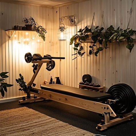 Gym Basement, Home Gym Basement, Gym Lighting, Basement Gym, Bright Lights, Home Gym, Basement, Dream House, Gym