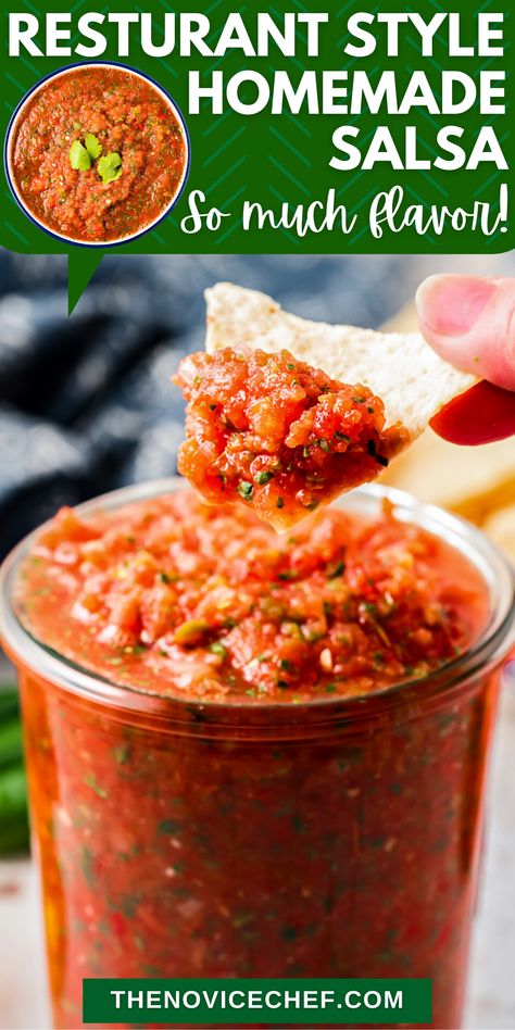 Recipes For Salsa Homemade, Good Salsa Recipe, Spicy Restaurant Style Salsa, Homemade Salsa With Fresh Tomatoes Spicy, Copycat Mexican Restaurant Salsa, Best Restaurant Style Salsa, Restaurant Style Salsa Recipe With Fresh Tomatoes, Mexican Restaurant Salsa Recipe For Canning, Best Salsa Recipes