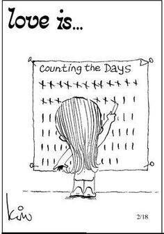 Counting down the days Inmate Love, Oilfield Wife, Prison Wife, Oilfield Life, Army Wife Life, Love Is Cartoon, Marine Wife, Military Girlfriend, Love Is Comic