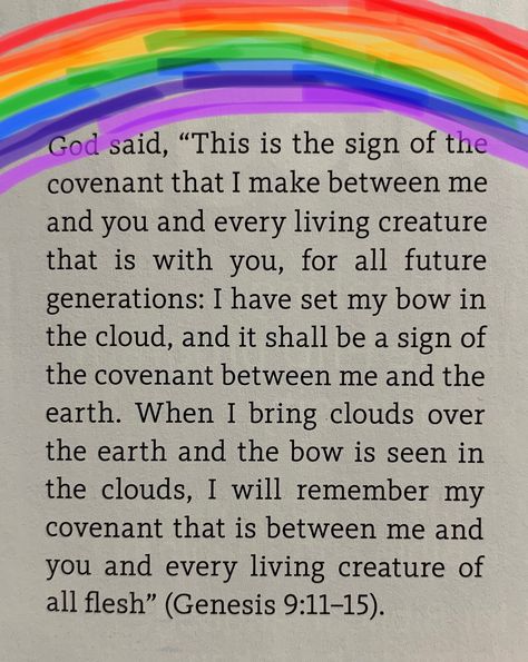 God's Covenant Rainbow, Rainbow Covenant God, Gods Covenant, Gods Rainbow, Noahic Covenant, God's Rainbow, Christian Rainbow, Rainbow Bible, Plan Quotes