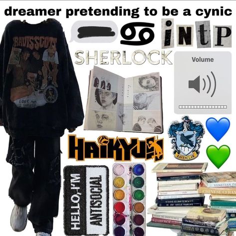 Intp Aesthetic Outfit, Niche Aesthetic, Intp Personality Type, Intp Personality, Nerdy Outfits, Alt Clothes, Mood Clothes, Mbti Character, Mbti Personality