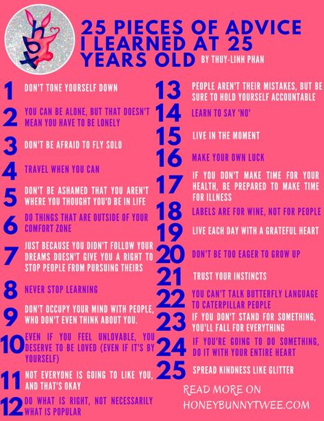 Today (November 18, 2019) I turn a quarter of a century-old! Although I haven’t been alive for very long I have learned and experienced so much in my time on this floating blue marble. I’d love to share 25 pieces of wisdom that I’ve learned as a twenty-five-year-old.