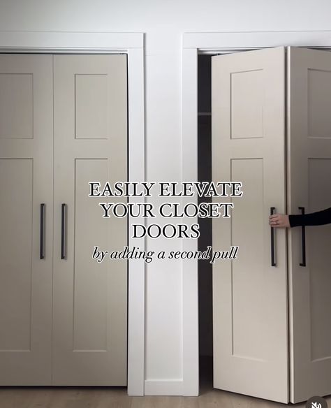 Coat Closet Door Ideas, Front Door Closet Ideas Entryway, Hall Closet Doors, Closet Door Options, French Door Closet, Closet Door Ideas, Front Hall Closet, French Closet Doors, Bedroom Closet Doors