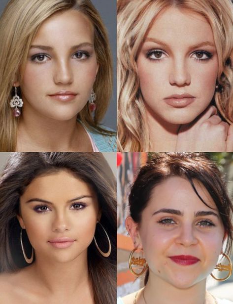 britney spears, jamie spears, selena gomez, mae whitman Romantic Face Shape, Romantic Essence Face, Gamine Face, Gamine Style, Soft Classic, Best Beauty Tips, Natural Face, Natural Beauty Tips, Body Types