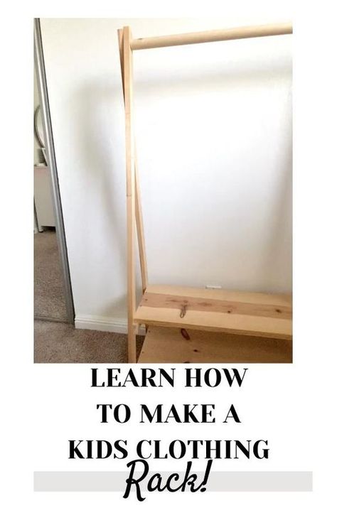 Diy Dress Up Clothes Storage, Dress Up Hanging Rack Diy, Baby Boutique Ideas, Garment Rack Bedroom, Dress Up Clothes Storage, Diy Clothing Rack, Depop Ideas, Wood Clothing Rack, Craft Booth Design