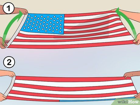 How To Fold A Flag, Flag Folding, Folded American Flag, Folded Flag, Fallen Soldier, A Flag, How To Fold, Tiny Humans, Flag Design