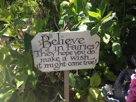 Fairy Garden Sign, Believe In Fairies, Fairycore Aesthetic, Fairy Stuff, Pixie Hollow, Fairy Aesthetic, Fairy Garden Ideas, Diy Fairy, Cute Signs