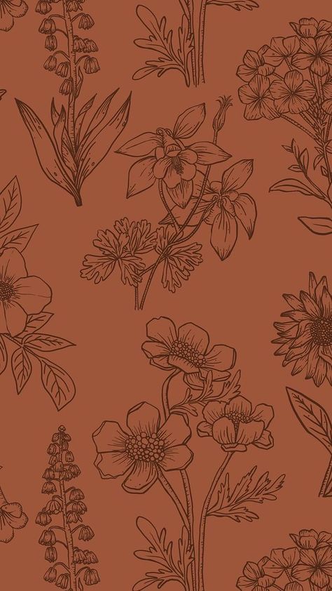 Wild Flower Illustration, Cute Wallpaper Iphone, Iphone Wallpaper Cute, Fall Backgrounds Iphone, Sunflower Iphone Wallpaper, Flower Line Art, Nautical Chic, Iphone Wallpaper Aesthetic, Wallpaper Iphone Boho